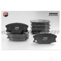 Тормозные колодки дисковые, комплект FENOX 2242987 ZX BSO BP43354