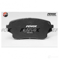 Тормозные колодки дисковые, комплект FENOX YP QFYG 2243006 BP43374