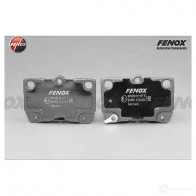 Тормозные колодки дисковые, комплект FENOX BP43412 1223104133 J10GD 2U