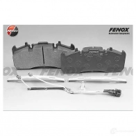 Тормозные колодки дисковые, комплект FENOX BP44013 1419105722 0ZH MA