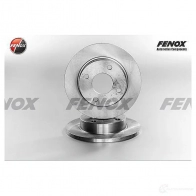 Тормозной диск FENOX Ford Fiesta 4 (DX, JA, JB) Хэтчбек 1.0 i 52 л.с. 1997 – 1999 MI5M Q2 TB215280