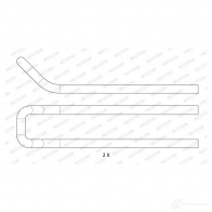 Ремкомплект колодок FERODO B4XDJP B 713498 4044197683888 FAC176 - Изображение 2