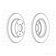 Тормозной диск FERODO DDF813 713394 DDF8 13 DDF813-1 - Изображение 1