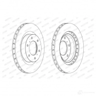 Тормозной диск FERODO 1193640953 DDF175 C DDF175C 6SLDY - Изображение 2