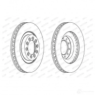 Тормозной диск FERODO Fiat Palio (178) 1 Универсал 1.9 JTD 80 л.с. 2001 – 2024 DDF5 68 DDF568-1 DDF568