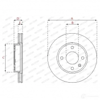 Тормозной диск FERODO C MIWRIW DDF2688C 1437135592 - Изображение 2