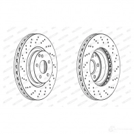 Тормозной диск FERODO DDF1769 Mercedes S-Class (W221) 3 Седан 3.0 S 350 CDI 211 л.с. 2009 – 2013 AM43BIW DDF1 769