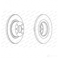 Тормозной диск FERODO DDF1157 711825 DDF 1157 DDF1157-1 - Изображение 5