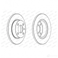 Тормозной диск FERODO DDF359-1 DDF359 713052 DDF35 9 - Изображение 1