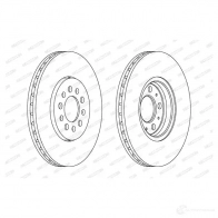 Тормозной диск FERODO D DF122 DDF122-1 DDF1221 711897 - Изображение 5