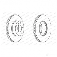 Тормозной диск FERODO DDF1891 DDF 189 Mercedes G-Class (W463) 2 Внедорожник 5.5 G 55 AMG (4670. 4671) 507 л.с. 2008 – 2025 DDF189-1