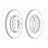 Тормозной диск FERODO D DF1840C DDF1840C 1193641226 K0YSS - Изображение 2