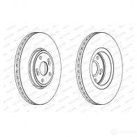 Тормозной диск FERODO DDF1405 DDF1405-1 DD F1405 Renault Espace (JK0) 4 Минивэн