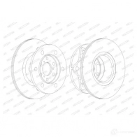 Тормозной диск FERODO DDF089-1 DDF 089 711663 DDF089 - Изображение 2