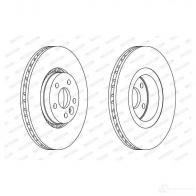 Тормозной диск FERODO DD F1607 DDF1607C-1 712344 DDF1607C-1 - Изображение 4
