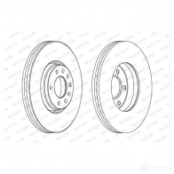 Тормозной диск FERODO 1193638884 DDF1 261C OB1BV DDF1261C