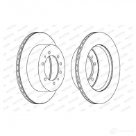 Тормозной диск FERODO DDF976-1 713474 DD F976 DDF976-1 - Изображение 1