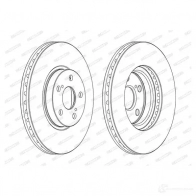 Тормозной диск FERODO WJX4Q DDF15 08C DDF1508C 1193639716