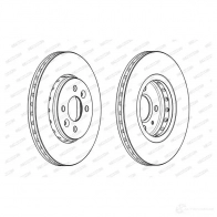 Тормозной диск FERODO DDF2350C 712934 DDF2350 C DDF2350C-1 - Изображение 5