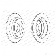 Тормозной диск FERODO DD F1618 712356 DDF1618 DDF1618-1 - Изображение 4