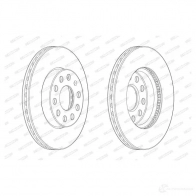 Тормозной диск FERODO DDF2 400C-1 712942 DDF2400C-1 5NX1LBY - Изображение 4