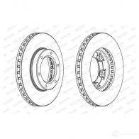 Тормозной диск FERODO DDF882-1 713442 DDF882 DD F882