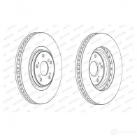 Тормозной диск FERODO DDF1 777C DDF1777C-1 Honda Accord 8 (CU, CW, TF) 2007 – 2012 DDF1777C-1