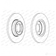 Тормозной диск FERODO 711598 DDF012 D DF012 DDF012-1 - Изображение 1