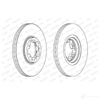 Тормозной диск FERODO DDF1113C DD F1113C 1193638132 5YMEETI