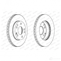 Тормозной диск FERODO 712730 DDF191 DDF191-1 DDF19 1 - Изображение 1