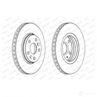 Тормозной диск FERODO 712522 DDF1733 DDF17 33 DDF1733-1 - Изображение 4