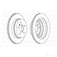 Тормозной диск FERODO DDF1 697 712467 DDF1697-1 DDF1697 - Изображение 4