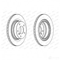 Тормозной диск FERODO DDF1549-1 712249 DDF154 9 DDF1549 - Изображение 4