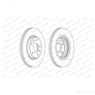 Тормозной диск FERODO 1193642002 DDF2 466C ZCF08LU DDF2466C - Изображение 4