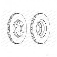 Тормозной диск FERODO 711759 D DF1103 DDF1103 DDF1103-1 - Изображение 1
