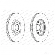 Тормозной диск FERODO DDF1676-1 DDF1676 712439 DD F1676 - Изображение 4