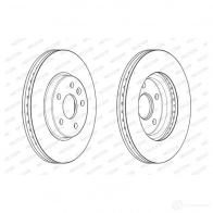 Тормозной диск FERODO DDF2685C Opel Astra (K) 5 Хэтчбек 1.4 Turbo (68) 150 л.с. 2015 – 2024 H J5UXI