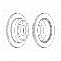 Тормозной диск FERODO 1193641726 DDF2112C DDF21 12C DACJS - Изображение 2