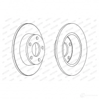 Тормозной диск FERODO DDF1190-1 Audi A6 (C5) 2 1997 – 2004 DDF1190 DDF119 0