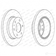 Тормозной диск FERODO 715710 FCR3 16A FCR316A M2XOOP0