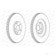 Тормозной диск FERODO FJPK3JO 1193640569 D DF1674C DDF1674C