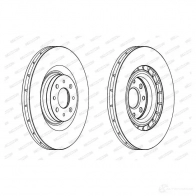 Тормозной диск FERODO 712537 DDF1 745 DDF1745-1 DDF1745