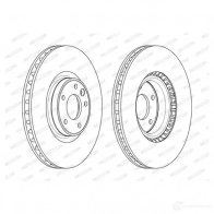 Тормозной диск FERODO DDF2601C-1 1193642082 CT4LVA DDF2 601C-1 - Изображение 2