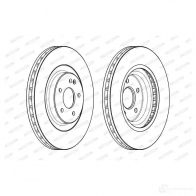 Тормозной диск FERODO DDF1900C-1 DDF1900C- 1 A68KP Mercedes SL-Class (R129) 1 1989 – 2002