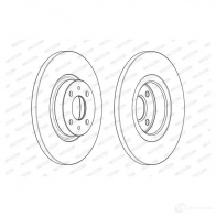 Тормозной диск FERODO DDF1524-1 ddf15241 DDF152 4 21245842