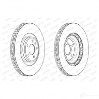 Тормозной диск FERODO 1K UBO1 1424229639 DDF2686RC-1 - Изображение 1