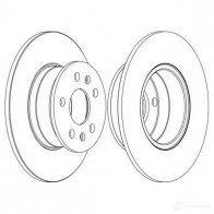 Тормозной диск FERODO D DF033 21244978 ddf0331 DDF033-1 - Изображение 1
