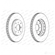 Тормозной диск FERODO ddf1849c1 Audi TT (8J3) 2 Купе 2.5 Rs Quattro 360 л.с. 2011 – 2014 DDF1849C-1 DDF1849 C