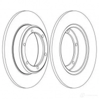Тормозной диск FERODO DDF060-1 21245016 ddf0601 DDF0 60 - Изображение 1
