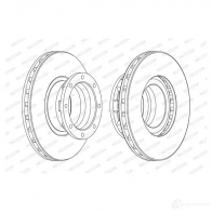 Тормозной диск FERODO 715618 FCR187A UGVRLJ FCR1 87A